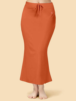 Trendmalls - Lycra Spandex Saree Shapewear Petticoat For Women Rust
