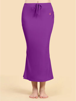 Trendmalls - Lycra Spandex Saree Shapewear Petticoat For Women Lavender