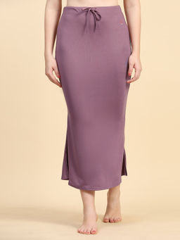 Trendmalls - Lycra Spandex Saree Shapewear Petticoat For Women Mauve
