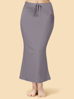 Trendmalls - Lycra Spandex Saree Shapewear Petticoat For Women Grey