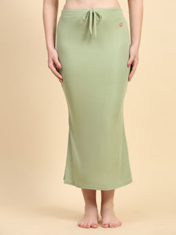 Trendmalls - Lycra Spandex Saree Shapewear Petticoat For Women Olive