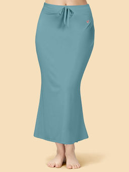 Trendmalls - Lycra Spandex Saree Shapewear Petticoat For Women Teal