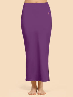 Trendmalls - Lycra Spandex Saree Shapewear Petticoat For Women Purple