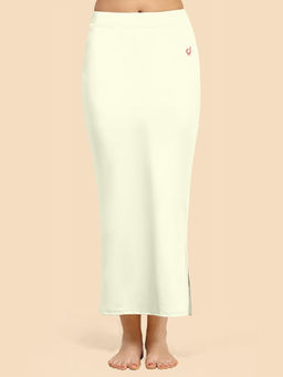 Trendmalls - Lycra Spandex Saree Shapewear Petticoat For Women Ivory