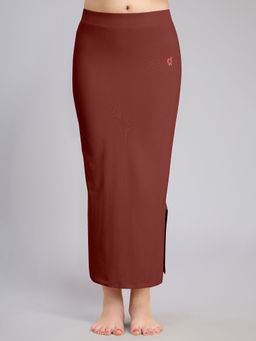 Trendmalls - Lycra Spandex Saree Shapewear Petticoat For Women Maroon