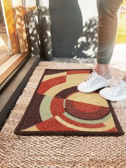 BIANCA - Multi-Color Highly Durable Anti Slip Door Mat (M)