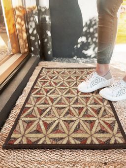 BIANCA - Multi-Color Highly Durable Anti Slip Door Mat (L)