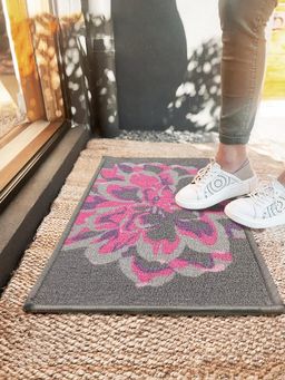BIANCA - Multi-Color Highly Durable Anti Slip Door Mat (M)