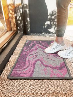 BIANCA - Multi-Color Highly Durable Anti Slip Door Mat (M)