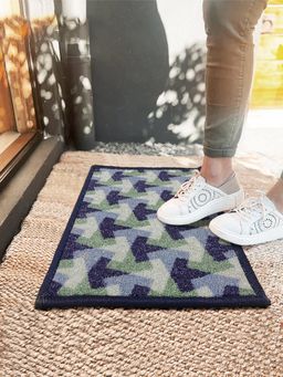 BIANCA - Multi-Color Highly Durable Anti Slip Door Mat (S)