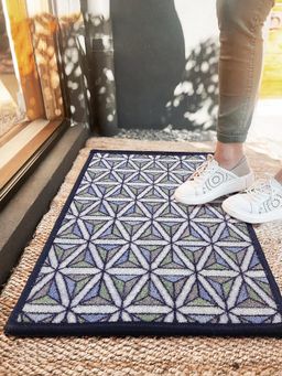 BIANCA - Green Highly Durable Anti Slip Door Mat (L)