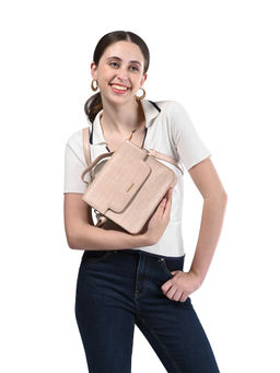 Fastrack - Pink Compact Sling Bag for Women (M)