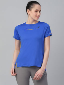 ASICS - Blue Solid Lite-Show Ss Top