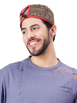 Bharatasya - Traditional Jacquard Knit Himachali Cap