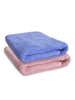 Heelium - Bamboo Bath Towel - Soft - Absorbent & Odour Free - 2 Pcs - Peach - Iris