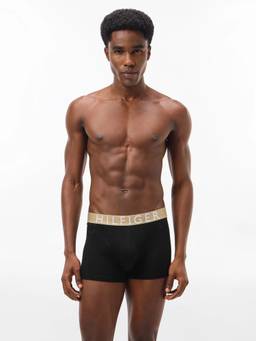 Tommy Hilfiger - Men Black Solid Trunks (Pack of 3)