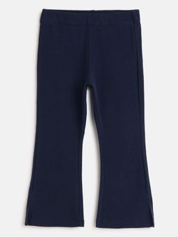 Chicco - Girls Dark Blue Solid Trouser