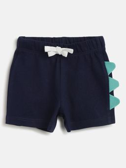 Chicco - Boys Navy Blue Solid Shorts