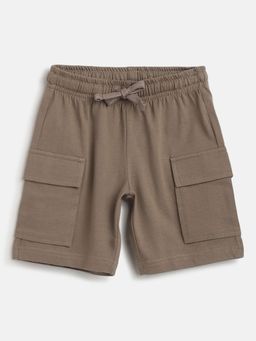 Chicco - Boys Dark Natural Solid Shorts