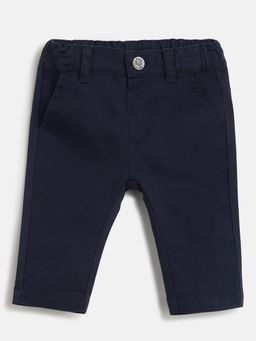 Chicco - Boys Dark Blue Solid Trouser