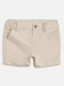 Chicco - Boys Light Natural Solid Shorts