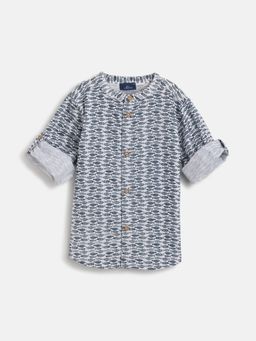 Chicco - Boys Natural Printed Long Sleeve Shirt