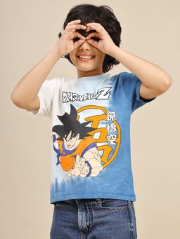 Kidsville - Official Goku Dragon Ball Z Printed Boys Regular Fit T-shirt