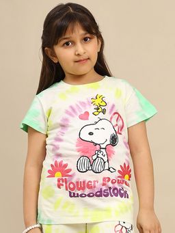 Kidsville - Official Peanuts Printed Girls Regular Fit T-shirt