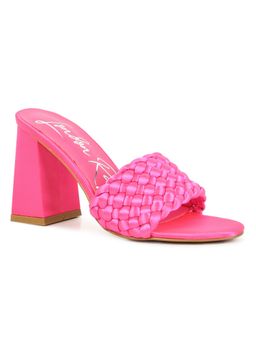 London Rag - Woven Pink Heels
