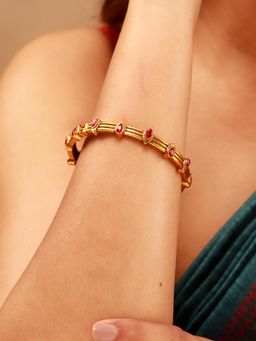 Voylla - Pillars Of Time Red Accent Bracelet