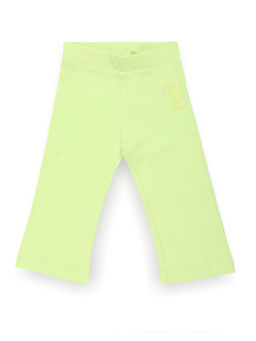 U.S. POLO ASSN. - Girls Solid Bootcut Pant-Green
