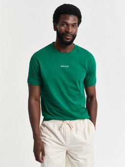 GANT - Men Green Pure Cotton T-Shirt