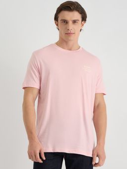 GANT - Men Pink Pure Cotton T-Shirt