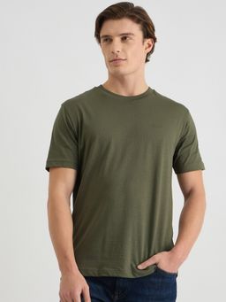 GANT - Men Green Pure Cotton T-Shirt