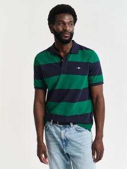 GANT - Men Green Organic Cotton Polo T-Shirt