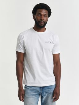 GANT - Men White Organic Cotton T-Shirt