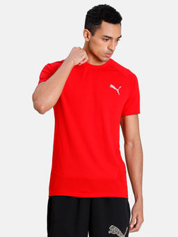 Puma - Evostripe Tee Men Red T-shirt