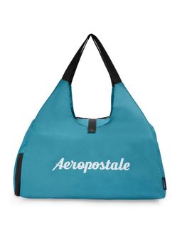 Aeropostale - Teal Solid Polyester Duffle Bag