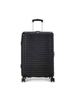 Tommy Hilfiger - Black Solid Abs Composite Trolley Bag