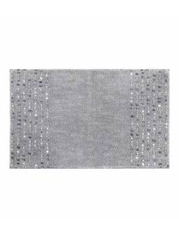 OBSESSIONS - 2000 GSM Polyester Rectangular Bathmat, Super Soft & Anti-Skid, Grey