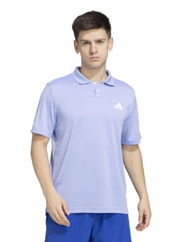adidas - Poly Men Purple Training Polo T-Shirt