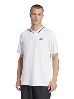 adidas - Club Pique Men White Tennis Polo T-Shirt