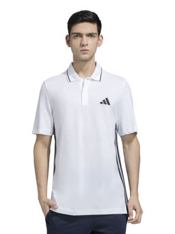 adidas - M 3S Pq Ps Men White Training Polo T-Shirt