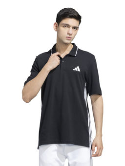 adidas - M 3S Pq Ps Men Black Training Polo T-Shirt