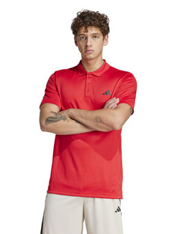 adidas - Tr-Es Men Red Training Polo T-Shirt