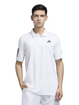 adidas - Club 3Str Men White Tennis Polo T-Shirt