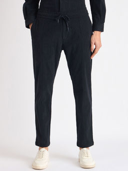 Antony Morato - Men Corduroy Blue Solid Slim Fit Trouser