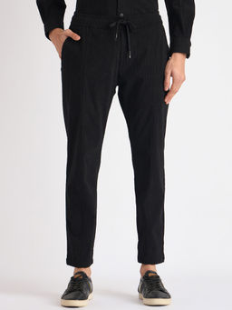 Antony Morato - Men Corduroy Black Solid Slim Fit Trouser