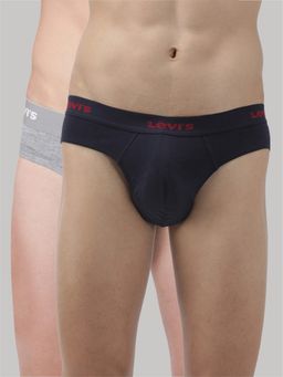 Levi's - Men Cotton 100 Ca Solid Neo Brief Snug Fit (pack Of 2) Multi-Color
