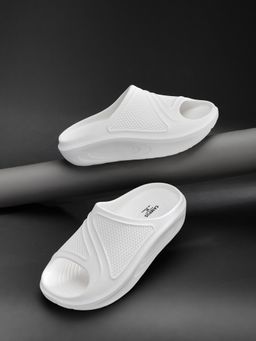 Campus - White Men Casual Sliders